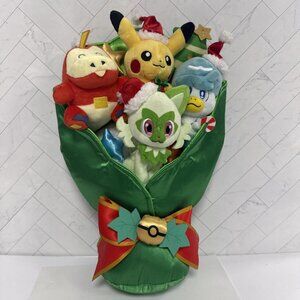 Pokemon Center Paldea Christmas Market Plush Bouquet Pikachu Sprigatito Quaxley